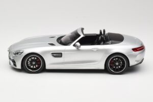 Mercedes AMG GT C Roadster R190 Sudrabs Norev 1:18 183453 Metāls — attēls 3 no 6