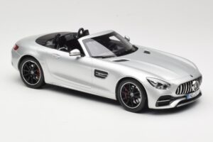 Mercedes AMG GT C Roadster R190 Sudrabs Norev 1:18 183453 Metāls — attēls 4 no 6
