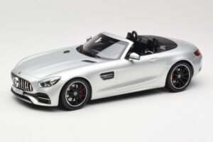 Mercedes AMG GT C Roadster R190 Sudrabs Norev 1:18 183453 Metāls