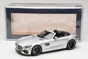Mercedes AMG GT C Roadster R190 Sudrabs Norev 1:18 183453 Metāls — attēls 6 no 6