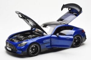 Mercedes AMG GT C190 Black Series Zils Metallic Norev 1:18 183908 Metāls — attēls 2 no 8