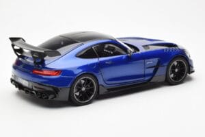 Mercedes AMG GT C190 Black Series Zils Metallic Norev 1:18 183908 Metāls — attēls 3 no 8
