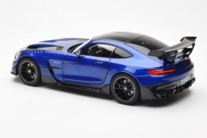Mercedes AMG GT C190 Black Series Zils Metallic Norev 1:18 183908 Metāls — attēls 7 no 8