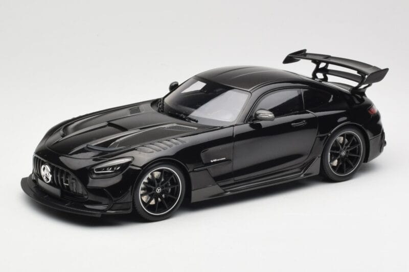 Mercedes AMG GT C190 Black Series Jet Black Metallic Minichamps 1:18 155032024 Metāls