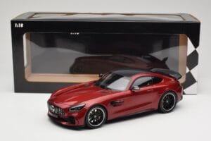 Mercedes AMG GT R C190 Jupiter Red Metallic Minichamps 1:18 155036027 Metāls — attēls 6 no 6