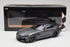 Mercedes AMG GT R C190 Matēts Pelēks Metaliks Minichamps 1:18 155036026 Metāls — attēls 6 no 6
