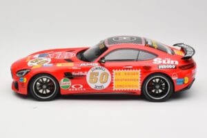 Mercedes AMG GT R C190 Rožzeltenis Minichamps 1:18 155036024 Metāls — attēls 3 no 6