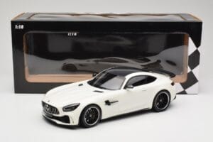 Mercedes AMG GT R C190 Balts Metaliks Minichamps 1:18 155036028 Metāls — attēls 6 no 6