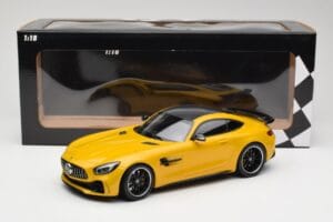 Mercedes AMG GT R C190 Dzeltens Minichamps 1:18 155036021 Metāls — attēls 6 no 6