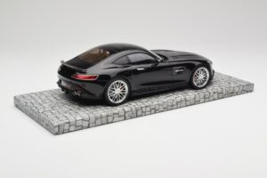 Mercedes Brabus AMG GT S C190 Obsidian Melns Minichamps 1:18 107032520 Metāls — attēls 2 no 6