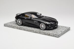 Mercedes Brabus AMG GT S C190 Obsidian Melns Minichamps 1:18 107032520 Metāls — attēls 4 no 6