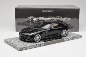 Mercedes Brabus AMG GT S C190 Obsidian Melns Minichamps 1:18 107032520 Metāls — attēls 6 no 6