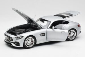 Mercedes AMG GT S C190 Designo Iridium Sudrabs Magno Norev 1:18 B66960485 Metāls — attēls 2 no 8