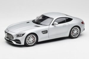 Mercedes AMG GT S C190 Designo Iridium Sudrabs Magno Norev 1:18 B66960485 Metāls