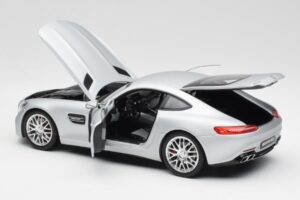 Mercedes AMG GT S C190 Designo Iridium Sudrabs Magno Norev 1:18 B66960485 Metāls — attēls 5 no 8