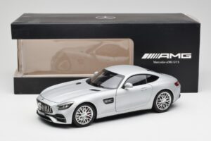 Mercedes AMG GT S C190 Designo Iridium Sudrabs Magno Norev 1:18 B66960485 Metāls — attēls 8 no 8