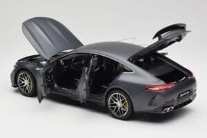 Mercedes AMG GT 63 S X290 Aero Package Designo Selenite Pelēks Magno Norev 1:18 B66961038 Metāls — attēls 5 no 8