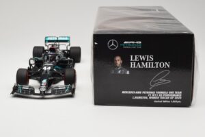 Mercedes AMG Petronas W11 #44 L. Hamilton Winner Tuscan GP 2020 Minichamps 1:18 110200944 Metāls — attēls 6 no 6