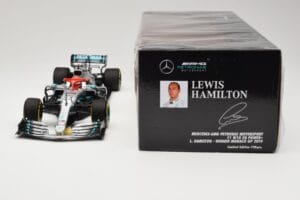 Mercedes AMG Petronas Motorsport W10 #44 L. Hamilton Winner Monaco GP 2019 Minichamps 1:18 110190644 Metāls — attēls 6 no 6