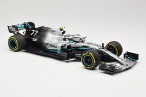 Mercedes AMG Petronas Motorsport W10 #77 V. Bottas 2nd Place Chinese GP 2019 Minichamps 1:18 110190377 Metāls — attēls 4 no 6