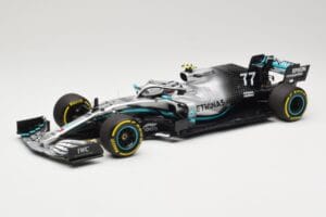 Mercedes AMG Petronas Motorsport W10 #77 V. Bottas 2nd Place Chinese GP 2019 Minichamps 1:18 110190377 Metāls