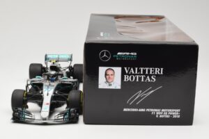 Mercedes AMG Petronas W09 #77 V. Bottas F1 2018 Minichamps 1:18 110180077 Metāls — attēls 6 no 6