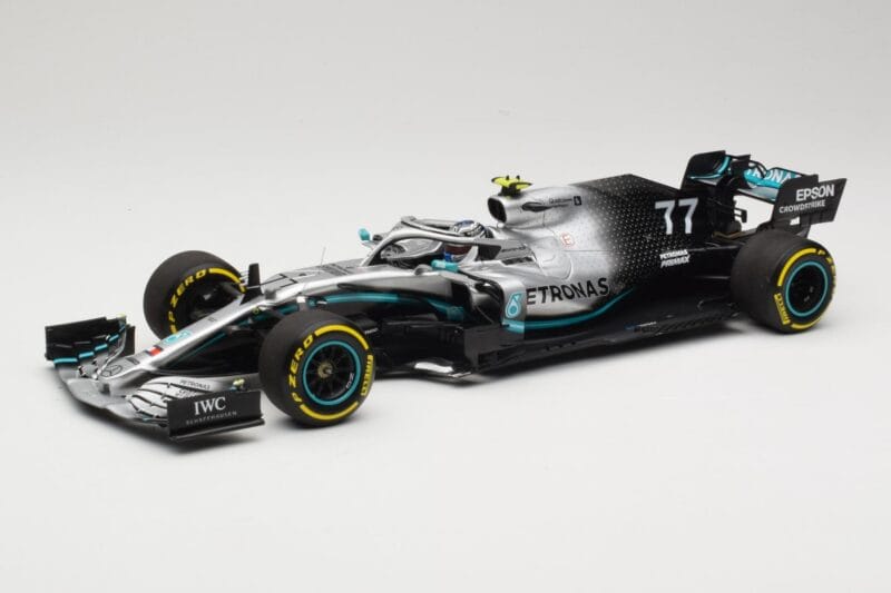 Mercedes AMG Petronas W10 #77 V. Bottas F1 2019 Minichamps 1:18 110190077 Metāls