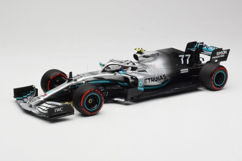 Mercedes AMG Petronas W10 #77 V. Bottas British GP 2019 Minichamps 1:18 110191077 Metāls
