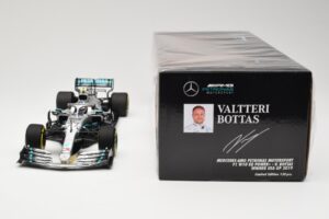 Mercedes AMG Petronas W10 #77 V. Bottas Winner USA GP 2019 Minichamps 1:18 110191877 Metāls — attēls 6 no 6