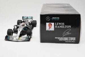 Mercedes AMG Petronas W10 EQ Power+ #44 L. Hamilton USA GP F1 World Champion 2019 Minichamps 1:18 110191844 Metāls — attēls 7 no 7