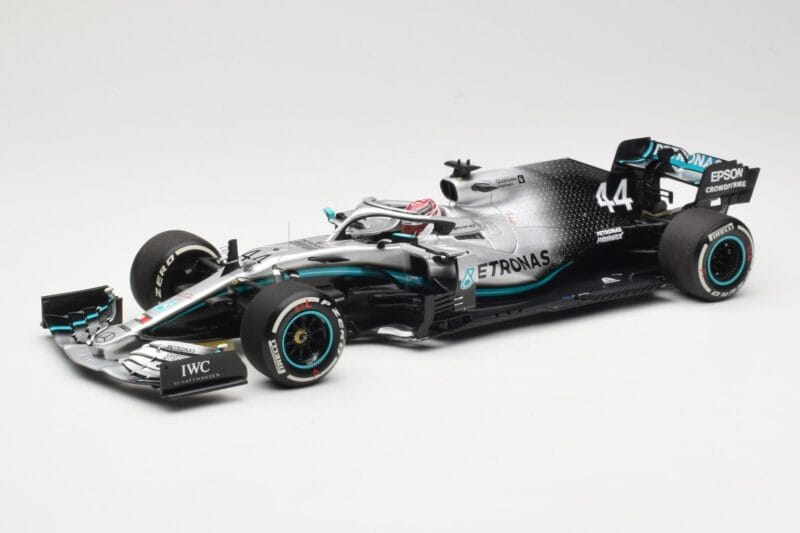 Mercedes AMG Petronas W10 EQ Power+ #44 L. Hamilton USA GP F1 World Champion 2019 Minichamps 1:18 110191844 Metāls