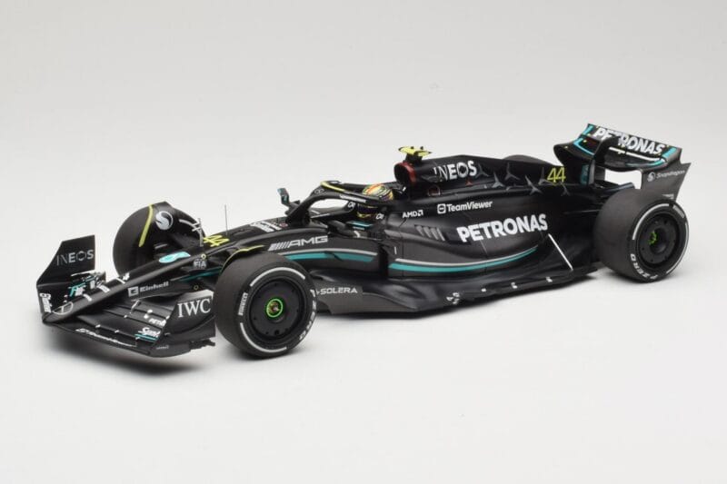 Mercedes AMG Petronas W14 E Performance #44 L. Hamilton Bahrain GP 2023 Minichamps 1:18 110230144 Metāls