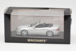 Mercedes AMG SL63 R230 Sudrabs Wheels Type 2 Minichamps 1:43 SL63001 Metāls — attēls 4 no 4