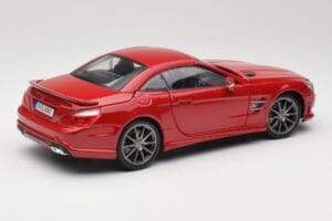 Mercedes AMG SL 63 R231 Sarkans Maisto 1:18 36199 Metāls — attēls 3 no 8