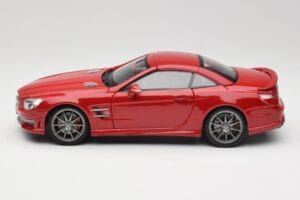 Mercedes AMG SL 63 R231 Sarkans Maisto 1:18 36199 Metāls — attēls 4 no 8