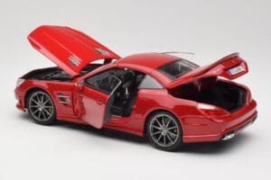 Mercedes AMG SL 63 R231 Sarkans Maisto 1:18 36199 Metāls — attēls 5 no 8