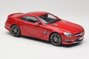 Mercedes AMG SL 63 R231 Sarkans Maisto 1:18 36199 Metāls — attēls 6 no 8