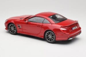 Mercedes AMG SL 63 R231 Sarkans Maisto 1:18 36199 Metāls — attēls 7 no 8