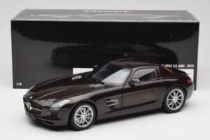 Mercedes AMG SLS C197 Brown Metallic Minichamps 1:18 100039028 Metāls — attēls 8 no 8