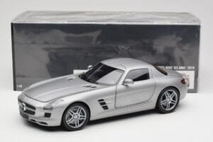 Mercedes AMG SLS C197 Grey Metallic Minichamps 1:18 100039025 Metāls — attēls 8 no 8
