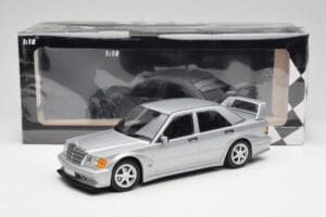 Mercedes 190E W201 2.5-16 EVO 2 Astral Sudrabs Metallic Minichamps 1:18 155036101 Metāls — attēls 6 no 6