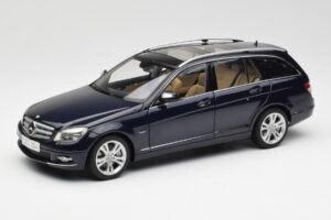 Mercedes C-Class S204 T-Modell Tanzanite Zils AUTOart 1:18 B66962352 Metāls