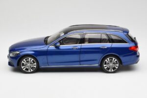 Mercedes C-Class S205 T-Modell Brilliant Zils Metaliks Norev 1:18 B66960257 Metāls — attēls 4 no 8