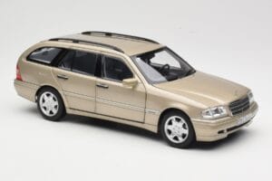 Mercedes C-Class T-Model W202 Smoke Silver Norev 1:18 183388 Metāls — attēls 6 no 8