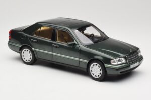 Mercedes C-Class W202 Malachite Green Norev 1:18 183372 Metāls — attēls 4 no 8