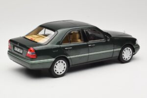 Mercedes C-Class W202 Malachite Green Norev 1:18 183372 Metāls — attēls 5 no 8