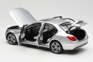 Mercedes C-Class W205 Iridium Sudrabs Metaliks Norev 1:18 B66960253 Metāls — attēls 5 no 8