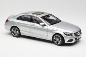Mercedes C-Class W205 Iridium Sudrabs Metaliks Norev 1:18 B66960253 Metāls — attēls 6 no 8