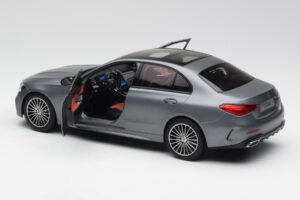 Mercedes C-Class W206 Designo Selenite Pelēks Magno NZG 1:18 B66960638 Metāls — attēls 7 no 8