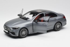 Mercedes C-Class W206 Designo Selenite Pelēks Magno NZG 1:18 B66960638 Metāls — attēls 8 no 8